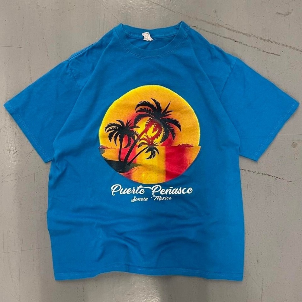 Vintage Puerto Penasco Sonosa Mexico surf tee‎